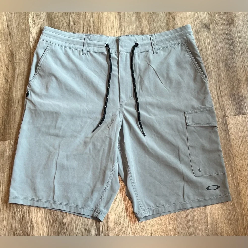 Oakley Gray Regular Fit Shorts
